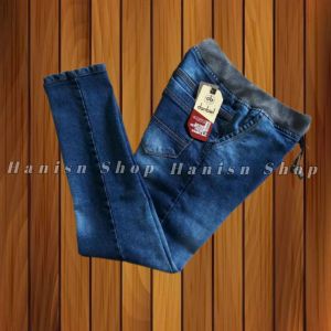 JEANS PANJANG PINGGANG KARET / CELANA PANJANG PRIA PINGGANG KARET
