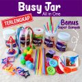 Mainan Montessori Edukasi Anak Bayi Sensory Play Busy Jar Mulai 9 Bulan Terlengkap All in One. 