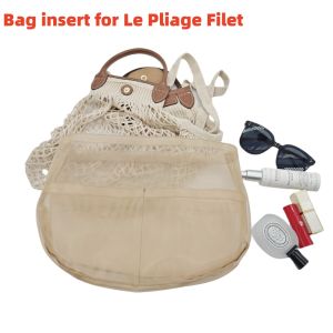 Fits For longcham bag insert Le Pliage Filet bag organizer Makeup Handbag Organizer Travel Inner Portable Cosmetic Bags2026