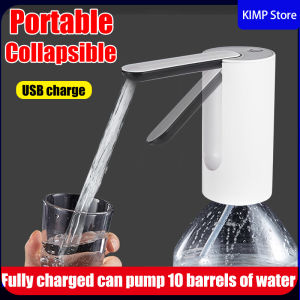 Foldable Water Bottle Pump Water Pump Dispenser Automatic Drinking Water Bottle USB Charging Water Pump Portable Suitable for all types of barrels water pump for mineral water