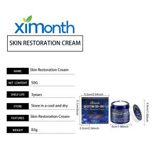 Biotin Moisturizing Cream 10 in 1 Skin Care Hydrating Smoothing Firming Daily Neck Cream Reduce Uneven Skin 50g