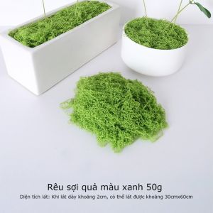 Rêu giả trang trí rêu nhân tạo phủ rễ cây trang trí cảnh quan sân vườn bằng sợi nhiều màu - CINDY YG