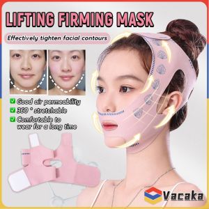 Vacaka Lifting Firming Mask Lift Up Reduce Double Chin Wrinkle V Face 3D Breathable Belt