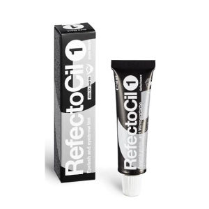 [Màu đen] Gel nhuộm lông mày và lông mi Refectocil Eyelash and Eyebrow tint-- Đối với nhuộm các màu sáng như nâu/đỏ/bạch kim kết quả nhuộm sẽ tùy vào màu lông mày gốc của mỗi người màu nhuộm sẽ chuẩn nhất nếu nhuộm trên nền lông mày đã tẩy màu (màu trắn
