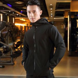 「PaoBoo」Men Sauna Suit Weight Loss Sauna Suit Jacket For Jogging Sauna Suit For Exercise Plus Size Workout Running GYM Fitness