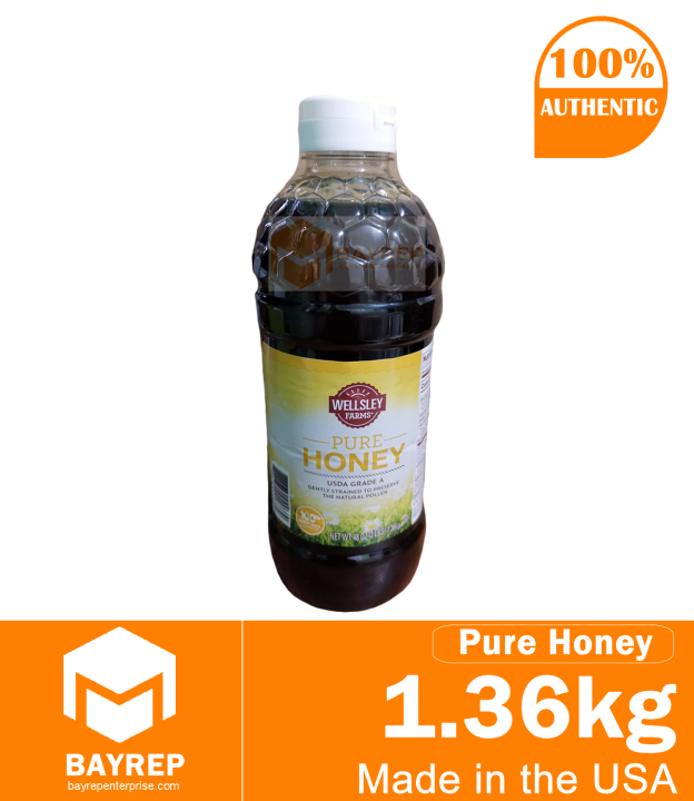 Wellsley Farms Pure Honey USDA Grade A, 1.36kg Lazada PH