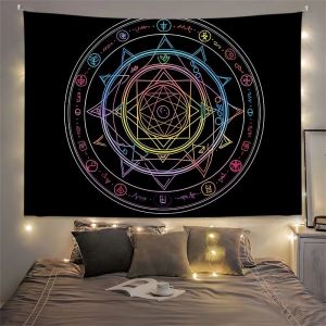 Totem อะนิเมะข้างเตียงหอพักนักเรียนปรับปรุงบ้านผ้าปูผนังผ้าตกแต่งผ้าแขวนผนังพื้นหลังห้องนอน