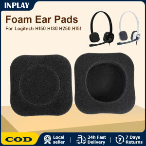 Square Ear Foams and Mic Foam Replacement Set Headset For Logitech H150 Earmuff Ear Pads Replacement for Logitech H150 Headphones(Earcaps/Ear Cover) Sponge/Intercropped Cotton Ear