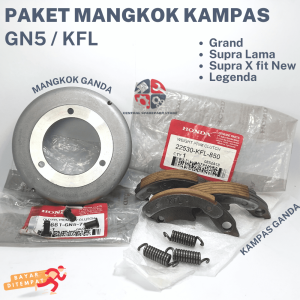 (PROMO) PAKET HONDA RUMAH MANGKOK + KAMPAS GANDA ASTREA GRAND / SUPRA FIT NEW / LAGENDA KFL / REVO 100CC ABSOLUTE / PLAT KOPLING GREN GREEN 1 SEAT GN5 / SEPROKET MOTOR LEGENDA / LONCENG OTOMATIS / PRODO KOPLENG SUPRA FIT NEW SATU SET KOMPLIT - Lazada