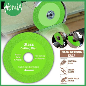 Mata Gerinda Cakram Bentuk Roda Anti Karat / Circular Saw Glass Cutting / Alat Bantu Pemotong Ubin Keramik Batu Granit Marmer Besi Logam Multifungsi / Pisau Potong Penghalus Pinggiran Kaca Anti Karat / Pengasah Gergaji Super Tajam Serbaguna - HOMIA
