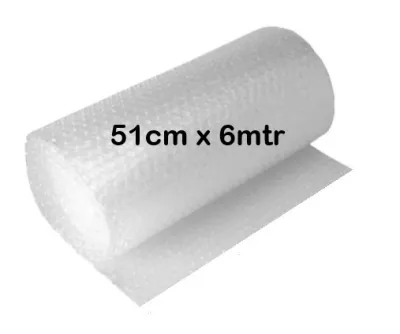 Bubble Sheet Wrap in Roll 51cm width - 6m 10m & 20m long