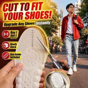 💥Shock Absorbing Insoles/Comfortable Shoe Inserts❤️Relieve Fatigue/Supportive Comfort❤️【HFH Second Generation Shock Absorbing Insoles】Soft And Durable Material/Reduce Foot Fatigue/Perfect For People With Tired Feet
