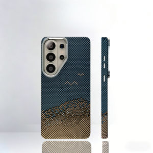 Carbon Fiber Texture Case For Samsung Galaxy S26 S25 S24 S23 Ultra Wireless Charging Alloy Lens Protective Hard Covers