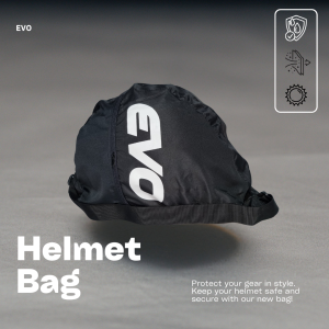 EVO | Helmet Bag with side pocket (Water Repellent)