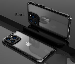 ELEMENT Anti fall strength all inclusive design Phone Case For iPhone 15 14 13 Pro Max 11 Pro Max X Xs XR Xs Max 7 8 Plus SE 2020 Casing Aluminum&glass