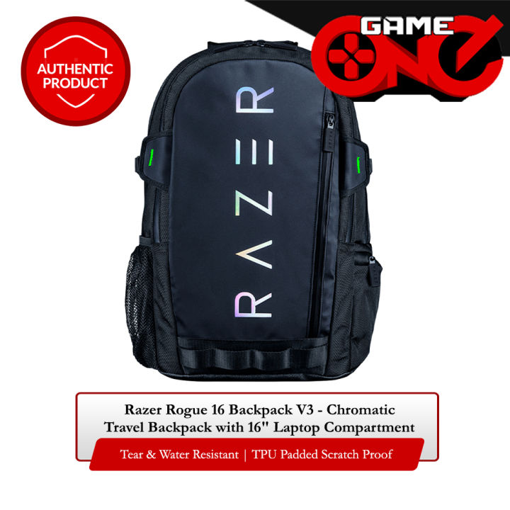 Razer Rogue 16 Backpack V3 Travel Backpack with 16 Laptop Compartment Chromatic Edition Lazada PH