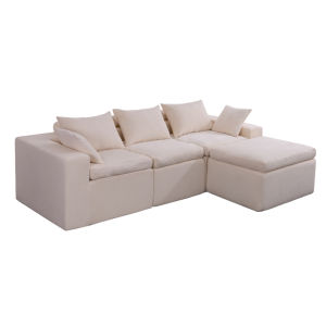Modular Sectional Sofa Cloud Sectional Sofa L Shaped Sofa Deep Seat Living Sofa Lazy Living Room Couch