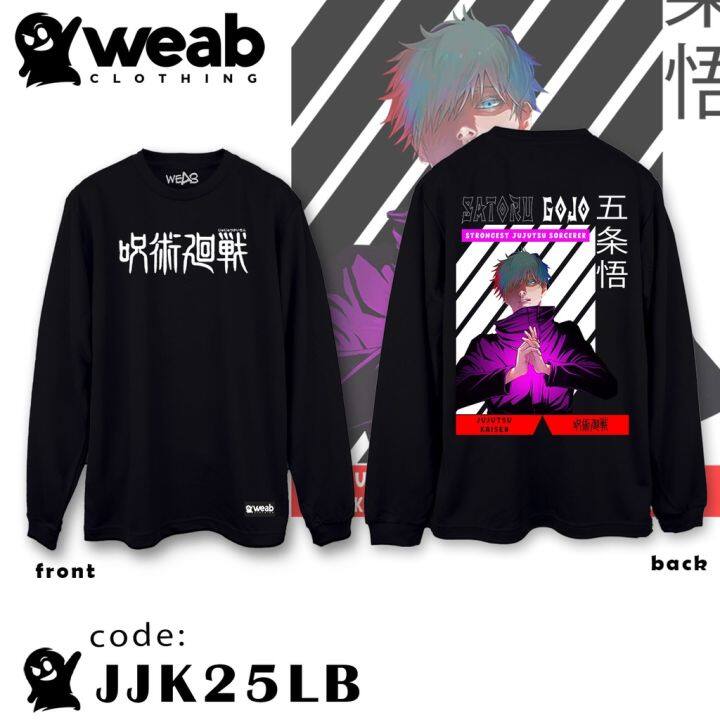 Anime Long Sleeves - WEAB.clo - JUJUTSU KAISEN - SATORU GOJO | Lazada PH