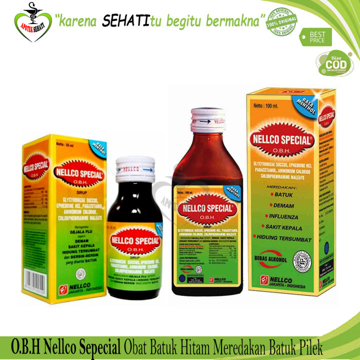 OBH NELLCO SPECIAL 100ML OBAT BATUK Berdahak PILEK BERSIN DEMAM