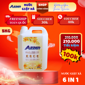 Nước Giặt Cao Cấp 6 IN 1 Hương Hoa Thiên Nhiên. Tẩy Sạch Vết Bẩn Lưu Hương Thơm Lâu 5KG