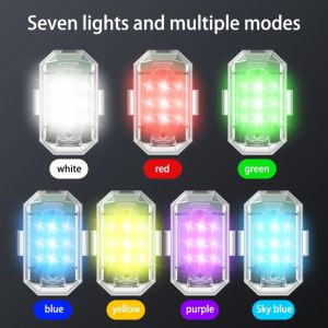 BATFOX【9 PCS Set】Strobe Light Remote Control Super Waterproof Underwater Flash Drone Strobe Light Car Strobe Light Bicycle Strobe Light Type C Rechargeable Bicycle Motorcycle Modified Car Flashing Light
