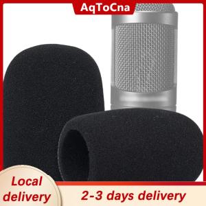 [COD] AqToCna Ship within 24 hours 1PC AT2020 Mic Windscreen CoverWindproof Foam Pop Filter for Audio Technica ATR2500 AT2035 AT2050 AT4040 Microphone Windshield