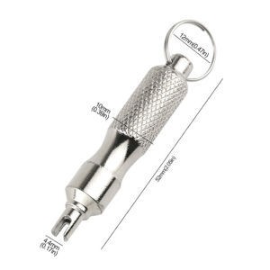Stainless Steel Valve Core Remover Heavy Duty for Jeepney Tricycle Tire Pressure Adjustment