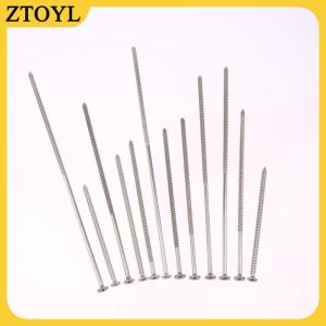 ZTOYL  5 10 cái M4 kéo dài đầu phẳng khai thác gỗ dài vít thép không gỉ chéo countersunk đầu tự khai thác vít
