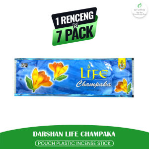 Dupa India Aromaterapi Pouch Plastic - Darshan Life Champaka 35 sticks