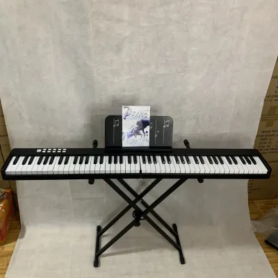 Đàn Piano Điện Woim 88 Phím Gấp Gọn Tích Hợp Bluetooth Bàn Phím Cảm Ứng Lực Đa Chức Năng Model P-116 Mua 1 Được 9