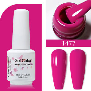 Clou Beaute 8ml Candy Colors UV Nail Gel Polish TPO Free Soak Off Fingernail Polish Gel Varnish Gelpolish Pink Beige Gel Lacquer