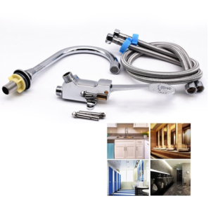 GRIPO High-End Stainless Steel Full Hands-Free Foot-operated Faucet for Hospitals and Laboratories (Quality Assured)