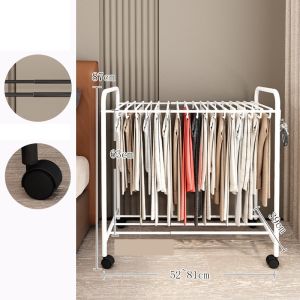 ชั้นวางเสื้อผ้าแบบยืดไสลด์มัลติฟังก์ชั่นในครัวเรือน ราวตากผ้า กางเกงขายาว ราวแขวนกางเกงล้อ