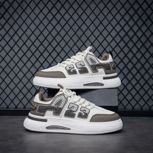 Sepatu Pria Olahraga New Arrival Sneakers Cowok Sekolah Sporty Simple Kasual Bahan Polyurethane QN7708