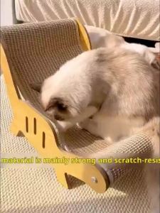 Cat Scratch Board Sisal Cat Scratcher Bed Large Cat Bed Rocking Bed Wear-Resistant Cat Recliner