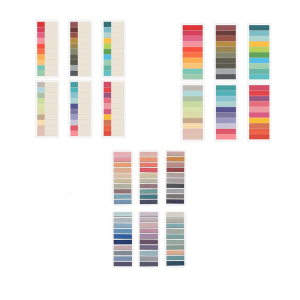 6 Pcs Aesthetic Stickier Note Index Tabs Memos Pad Simple Notepads Colorful Stickier Notes School Office Supplies