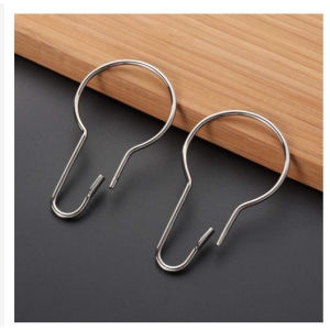 50/100PCS Metal Gourd Type Hook C Ring Hook Universal Curtain Hook Bathroom Buckle Practical Hanger