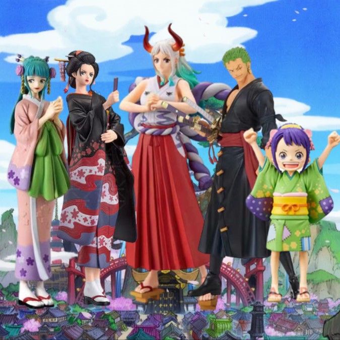 One Piece Wano Arc Yamato Figure Zoro Figure Robin Figure Kozuki Hiyori