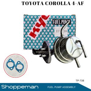TOYOTA COROLLA 4-AF FUEL PUMP ASSEMBLY 3 TUBES TP-738