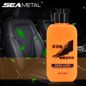 120ml Seat Leather Care Agent Refurbishment Agent Multi-functional Coating Nourishing Cream