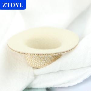 [COD]🔥🔥🔥ZTOYL 2Pcs Dollhouse Miniature Straw Hat Mini Doll Hat Doll House Ornament Hand Weaved
