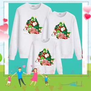 Áo sweater NOEN merry christmas áo sweater nỉ noen cho bé trai bé gái. áo noen gia đình