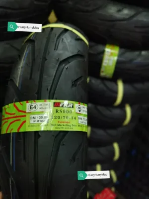 FKR RS900 120/70-14 Tubeless Tyre Tayar Scooter Tayar Belakang Honda Vario 160 Scooter Tyre
