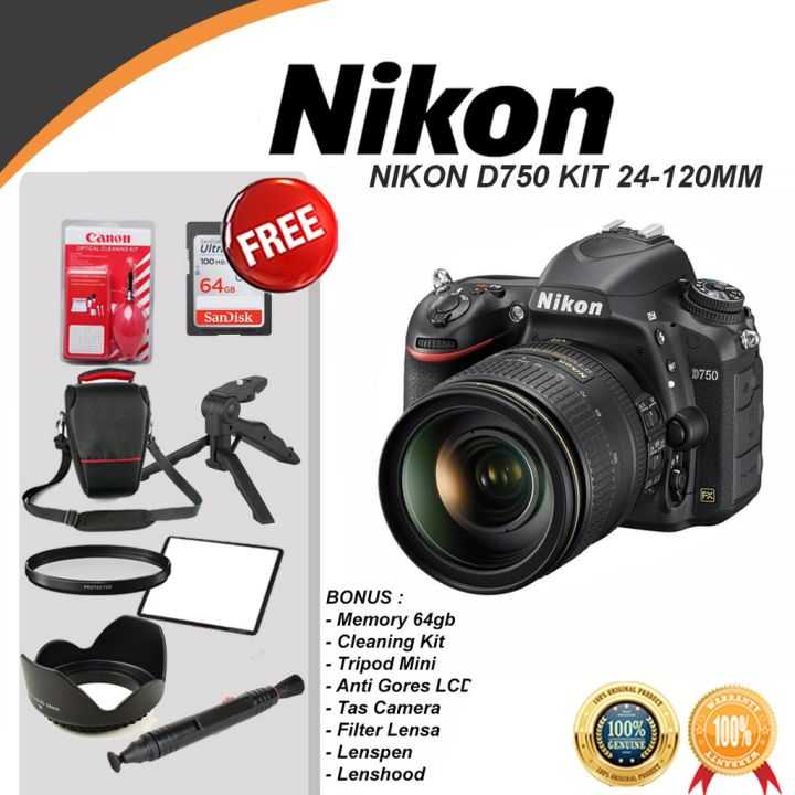 NIKON D750 KIT 24-120MM VR - GARANSI DAN ORIGINAL | Lazada Indonesia