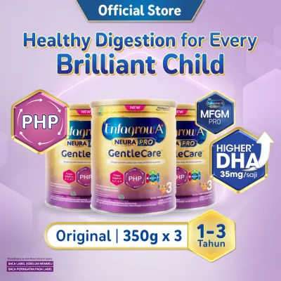[Paket isi 3] Enfagrow A+ Gentle Care Susu Formula Anak Untuk Gangguan Pencernaan 350gr
