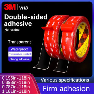3M Double Sided Tape VHB Strong Double Sided Tape Strong Adhesive Acrylic Transparent No Residue High Temperature Tape 4910