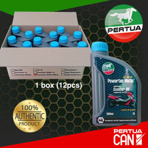 [ box ] PERTUA Powertec Matic Synthetic Performance Scooter Oil SAE 10W-40 800 ml 12 pcs