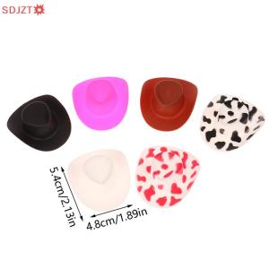 🚚【Local Express Delivery】🚚 10Pcs Miniature Plastic Doll Hat Western Cowboy Hat Cowgirl Hat For Dolls Decor
