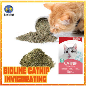 Bioline Catnip Invigorating Organic Premium Potent Catnip Use on Cat Toys Teasers and Scratchers (20g Plastic Bottle)