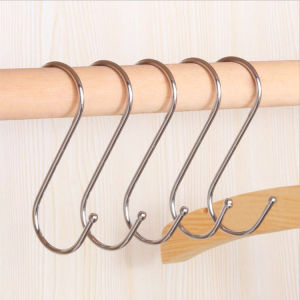 Bathroom 10pcs / set metal S type kitchen bedroom hook up 304 stainless steel load-bearing